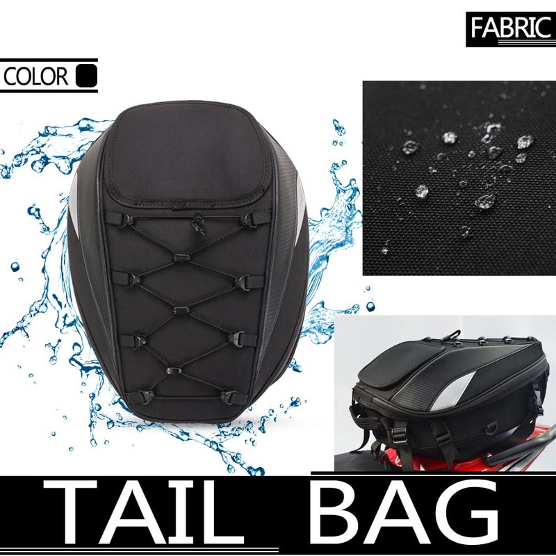 YSMOTO Waterproof Motorcycle Tail Bag - Dual Use Sport Backpack Helmet Bag - Image 5
